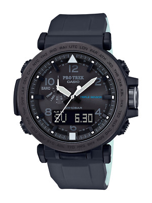 Casio Pro Trek Men's Solar Triple Sensor Black Band 51mm Watch PRG650Y-1