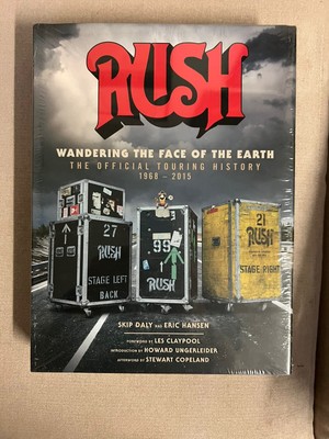 Rush Wandering The Face Of The Earth Official Touring History 1968-2015 Sealed