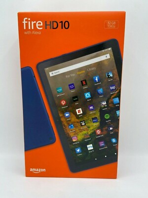 Amazon Fire HD 10 tablet 10.1'' 1080p HD 32GB 11th Gen 2021 release Black