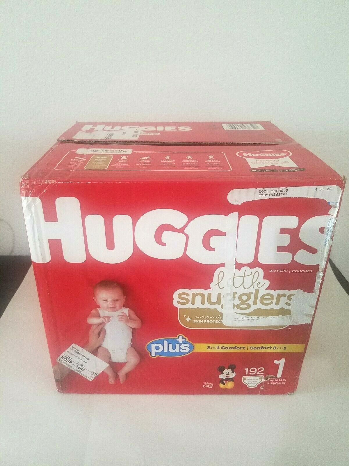 huggies little snugglers size 1 192