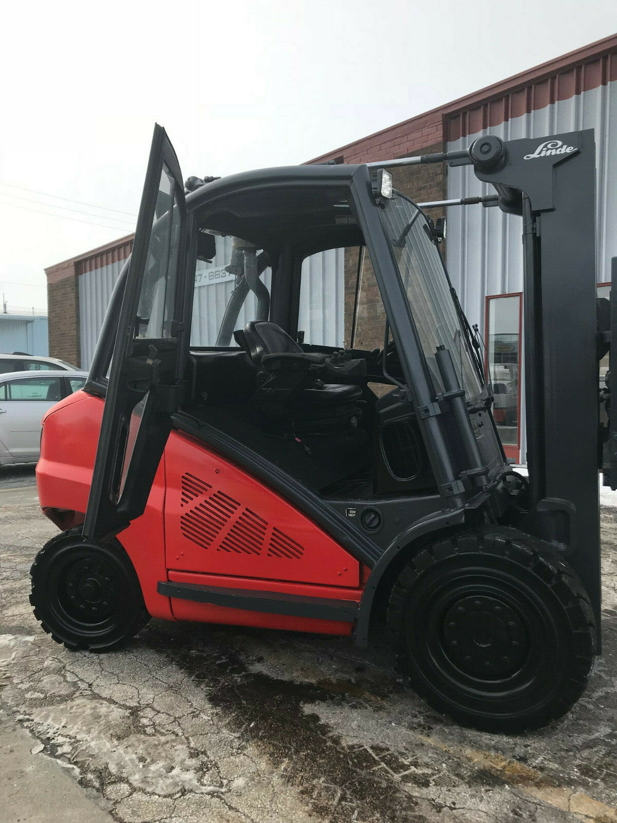 10000 LB LINDE H50D DIESEL POWERED FORKLIFT LIFTTRUCK HiLo