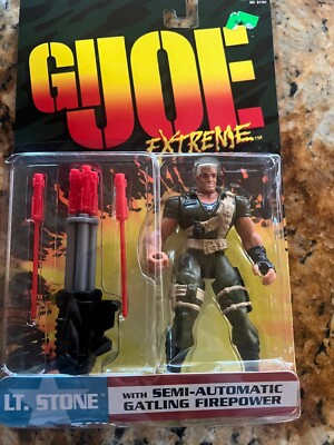 NIB: Vintage Action Figure GI Joe Extreme ~ 1996 Gi Joe Lt Stone (v1) ~ Hasbro