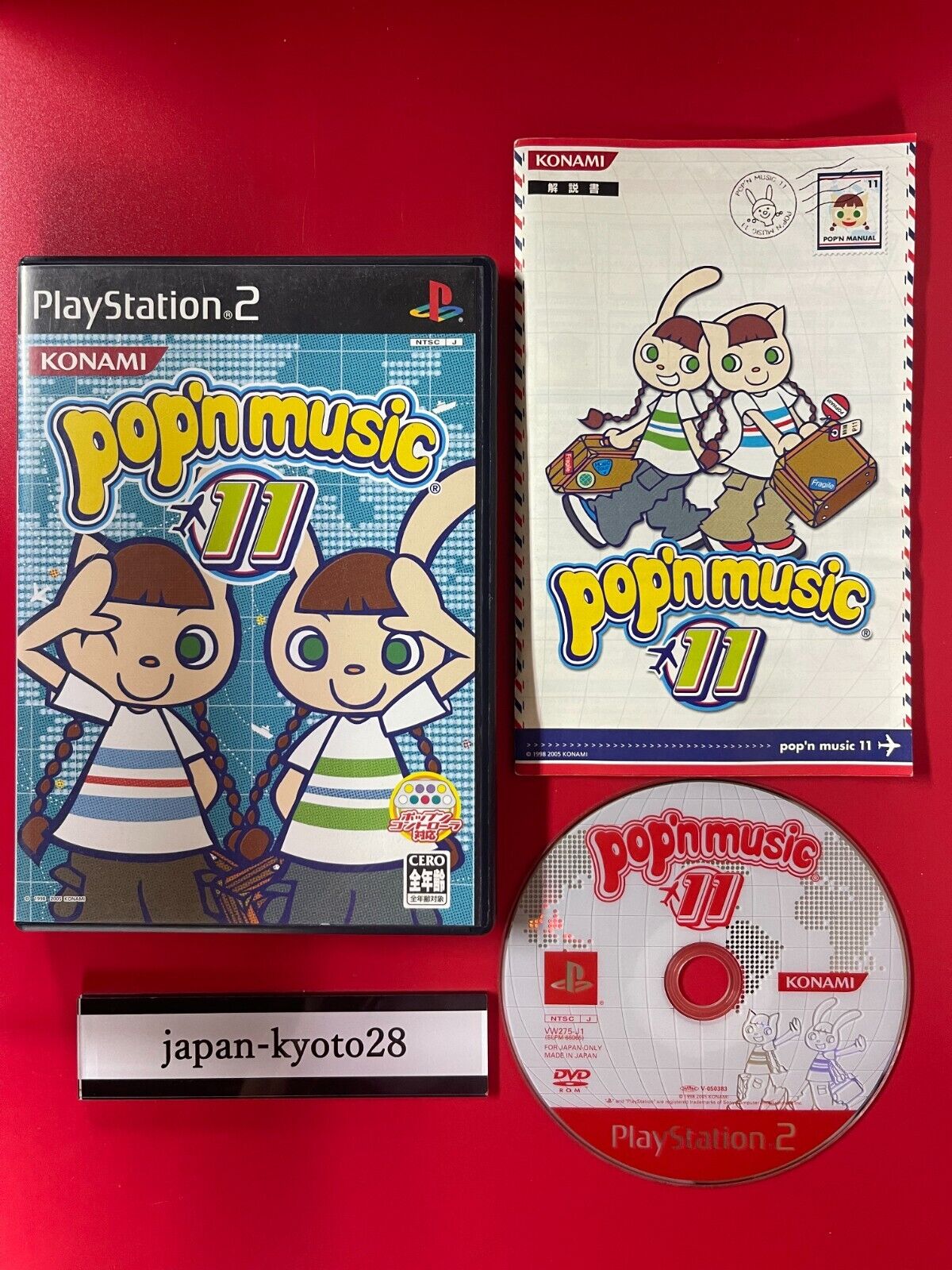 Pop'n Music 11 PS2 Konami Sony PlayStation 2 From Japan Pop'n Music 11 PS2 Konami Sony PlayStation 2 From Japan