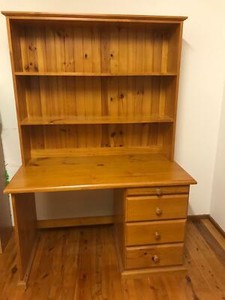 Pine Desk With Hutch Desks Gumtree Australia Parramatta Area