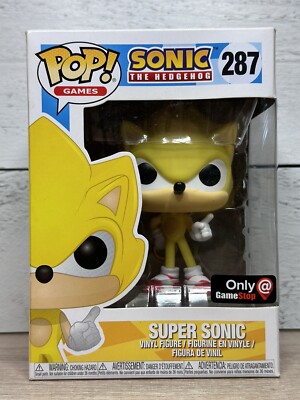 NEW FUNKO POP! SUPER SONIC #287 GAMESTOP EXCLUSIVE 2017 OG *SHIPS NOW*!!