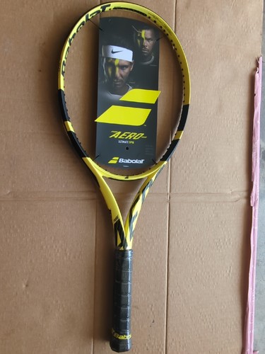 New Babolat Pure Aero 100 head 2019 4 5/8 grip 10.6oz Tennis Racquet