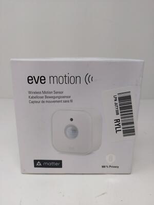 Eve Motion (matter) - Smart Motion Sensor With Light Sensor, Ipx3 Water