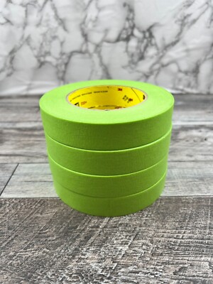 3M 26336 Scotch Performance Green Masking Tape 233+ 1'' x 55m (4 ROLLS) NEW