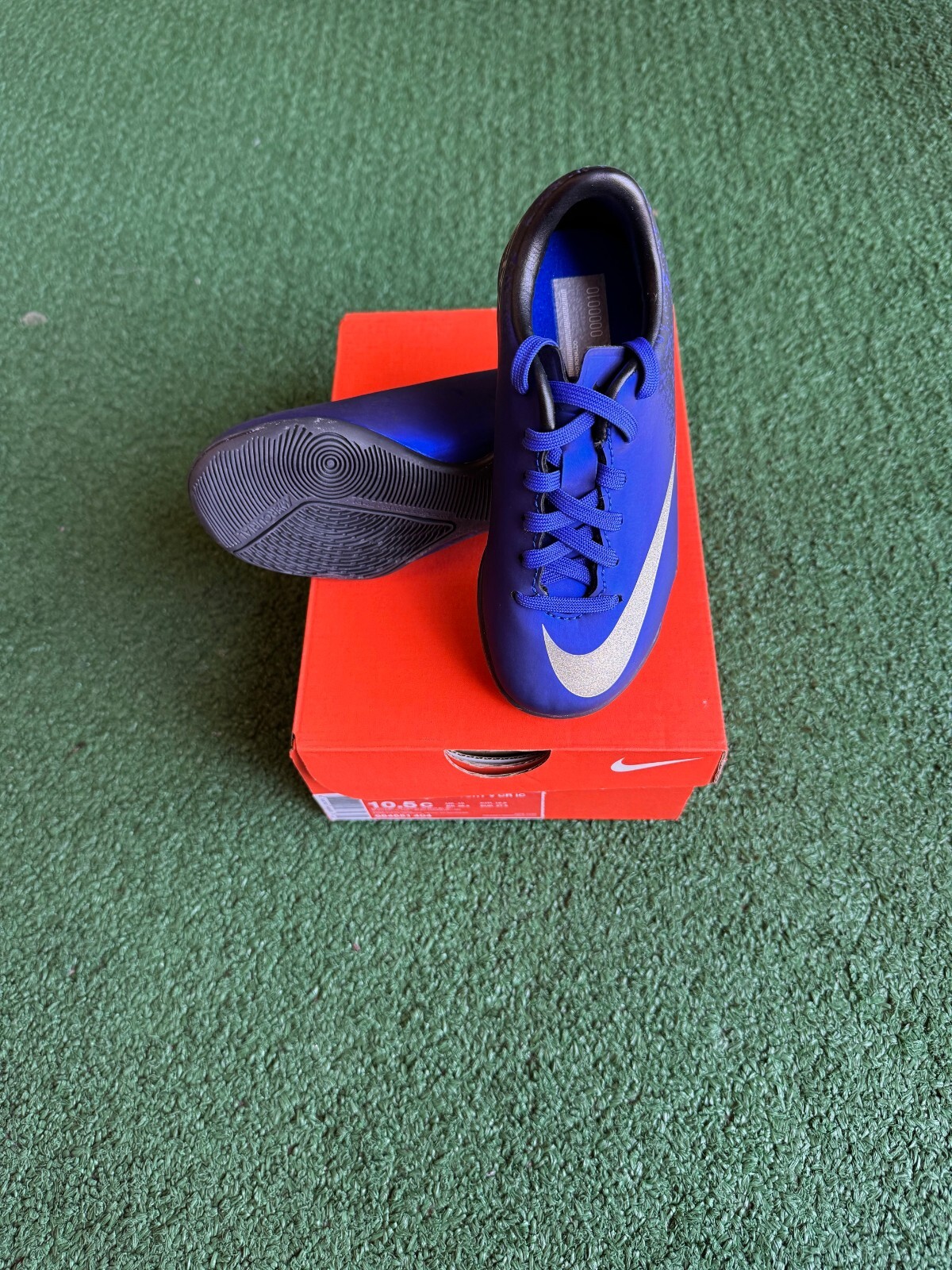 Nike Mercurial サッカーシューズ 青/オレンジ NIKE ナイキ ヴェイパー 14 エリート FG(ブルー×オレンジ