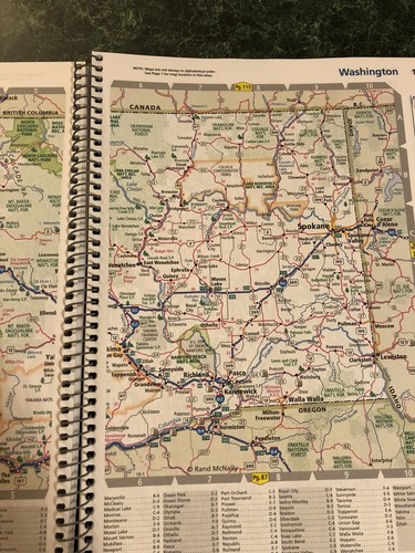 2019 Road Atlas Rand McNally Travel Map United States USA Canada Spiral Bound