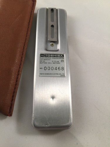 Toshiba Liquid Crystal LC-850M Mini Pocket Calculator