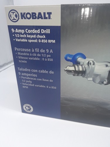 Kobalt 9-am Cord drill 1/2 - inch item 249702