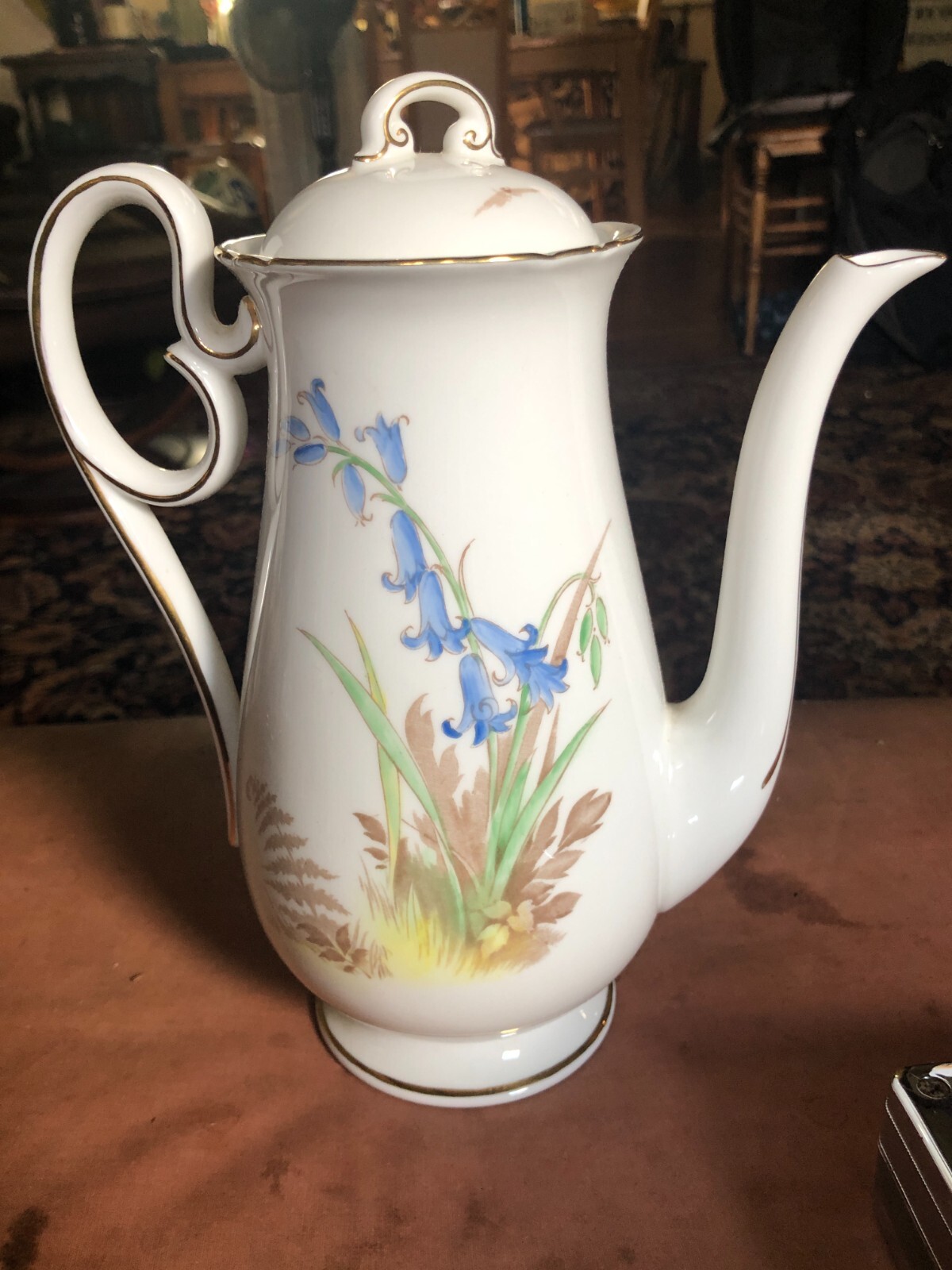 Shelley Large Teapot Floral Fine Bone China 771299 8 3/4