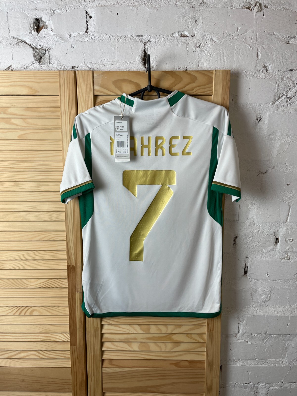 adidas MAHREZ 7 XL アルジェリア代表　サッカーユニフォーム MAHREZ #7 ALGERIA JERSEY HOME FOOTBALL SOCCER SHIRT 2022
