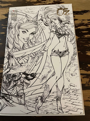 Grimm Fairy Tales Presents Oz 1 2nd Print Sketch Variant J. Scott Campbell