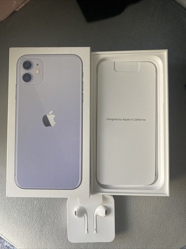 Apple iPhone 11 ホワイト 本体 + 箱 Apple iPhone 11 white 128GB EMPTY BOX Includes Earbuds | eBay