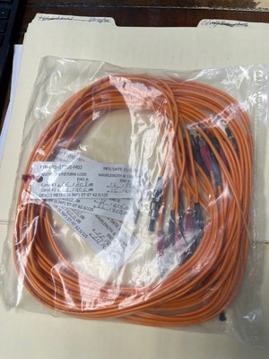 2M (5-PACK) Duplex MM ST-ST Fiber Optic Uplink Patch Cable  Multi-Mode 5T200-M02