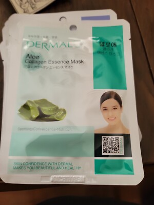 Dermal Korea Collagen Essence Facial Mask Sheet - Asorted (8 pack)