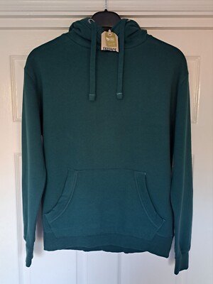 Fat face Izzy Overhead Hoodie Size S (P2P 21.5'') Teal Green Oversized Soft -BNWT