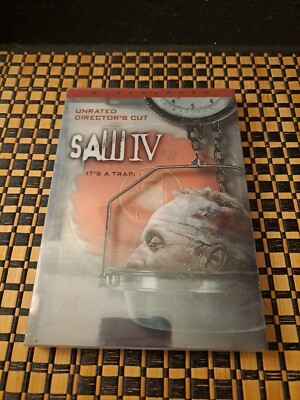 Saw IV (DVD, 2008, Widescreen - Unrated Directors Cut) NEW