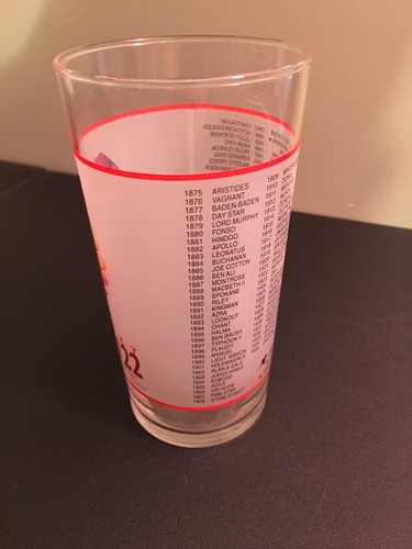 Vintage 1996 Kentucky KY Derby Mint Julep Glass Churchill Downs