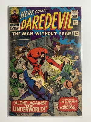 Daredevil #19 John Romita Sr Cover 1966 Silver Age Marvel Comic Stan Lee Disney+