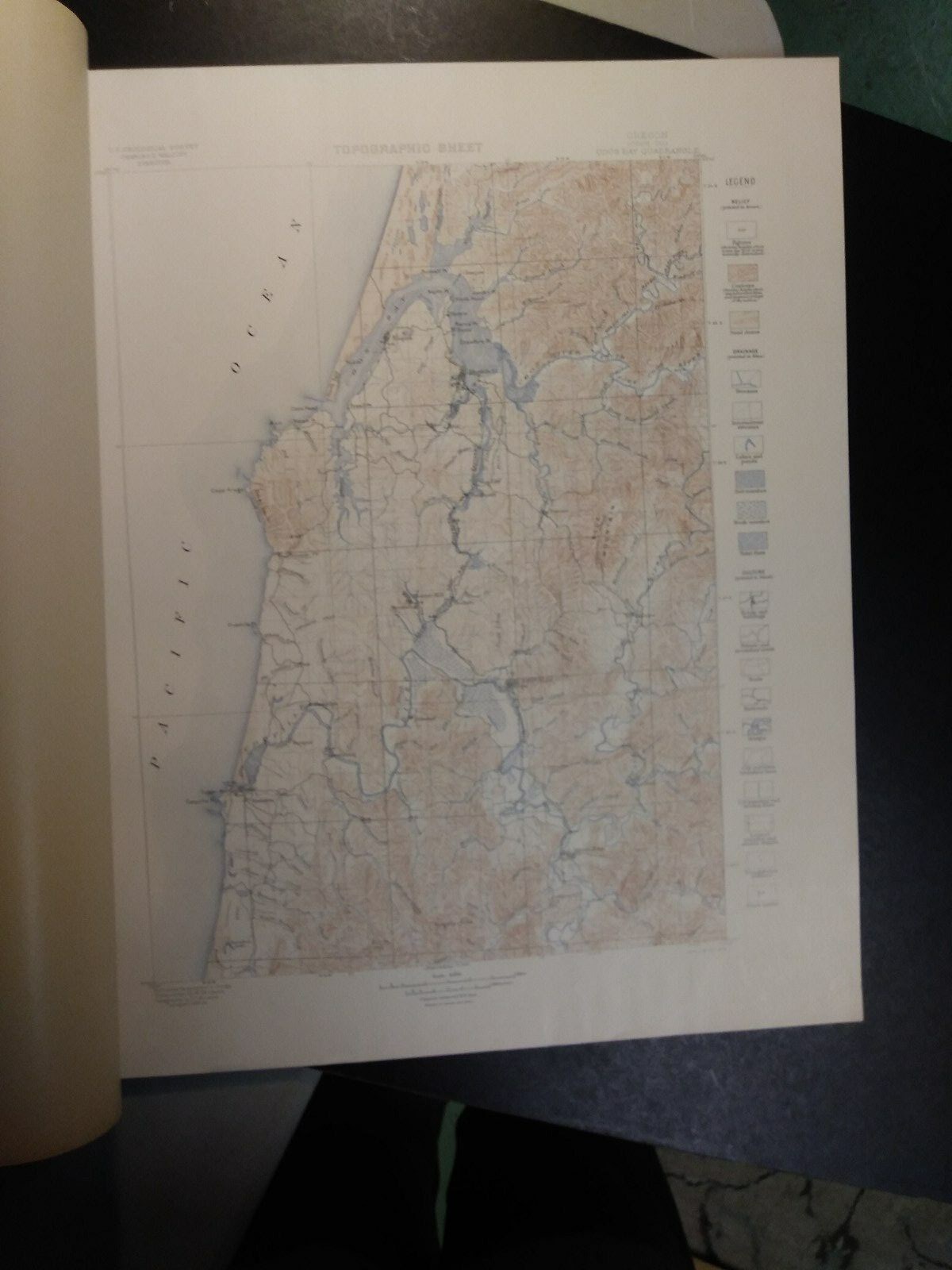 1901- Geologic Atlas. Coos Bay, Oregon -U.S Geological Survey