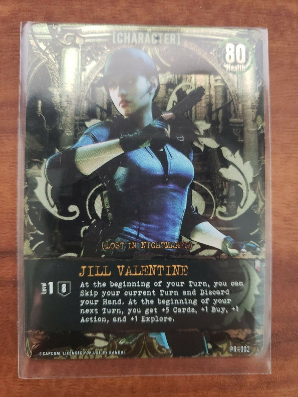 Resident Evil Deck Building Game Promo Card JILL VALENTINE PR-002