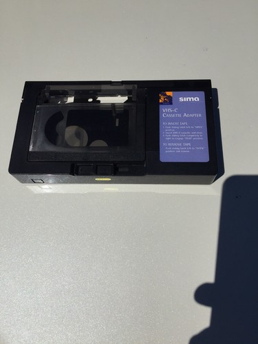 PERFECT!! VHS-C Cassette Adapter SIMA Model SCA VHS-C To VHS w/Original Box
