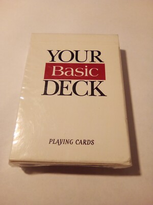BASIC CIGARETTE COMPANY RED LABEL LOGO DECK GREAT FOR ANY COLLECTION NEW!