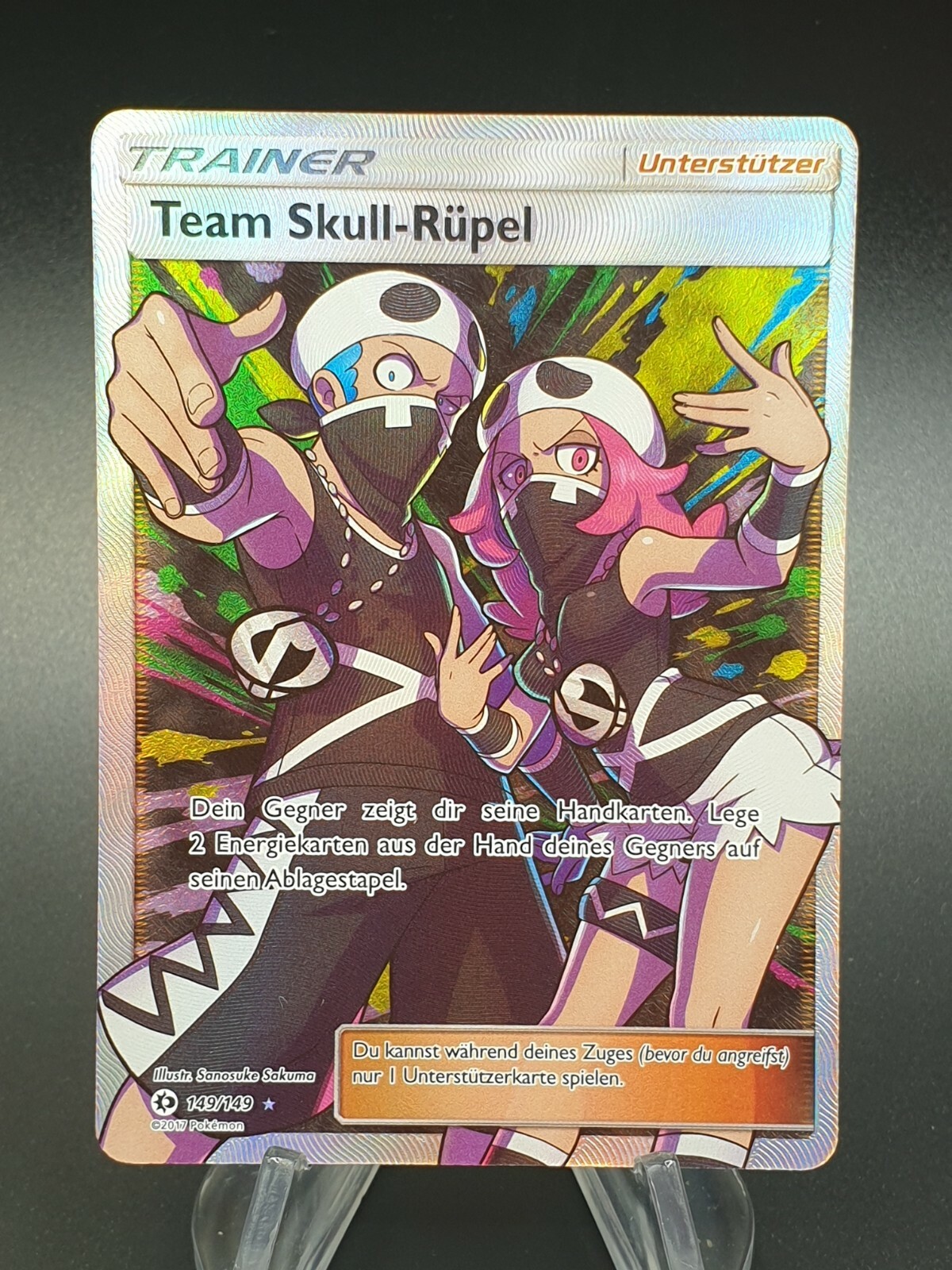 Pokemon Team Skull-Rüpel 149149 Sonne Mond Deutsch Full Art