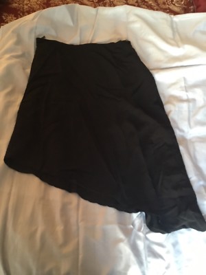 Sisley Black High Low Skirt Size M