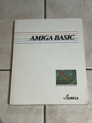 Amiga Basic Commodore Amiga Vintage 1985 Book Microsoft Basic For The Amiga