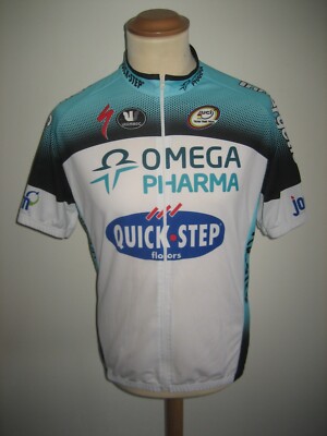 Omega Pharma Quick Step 2013 shirt cycling maillot maglia trikot size 6, 54, XXL