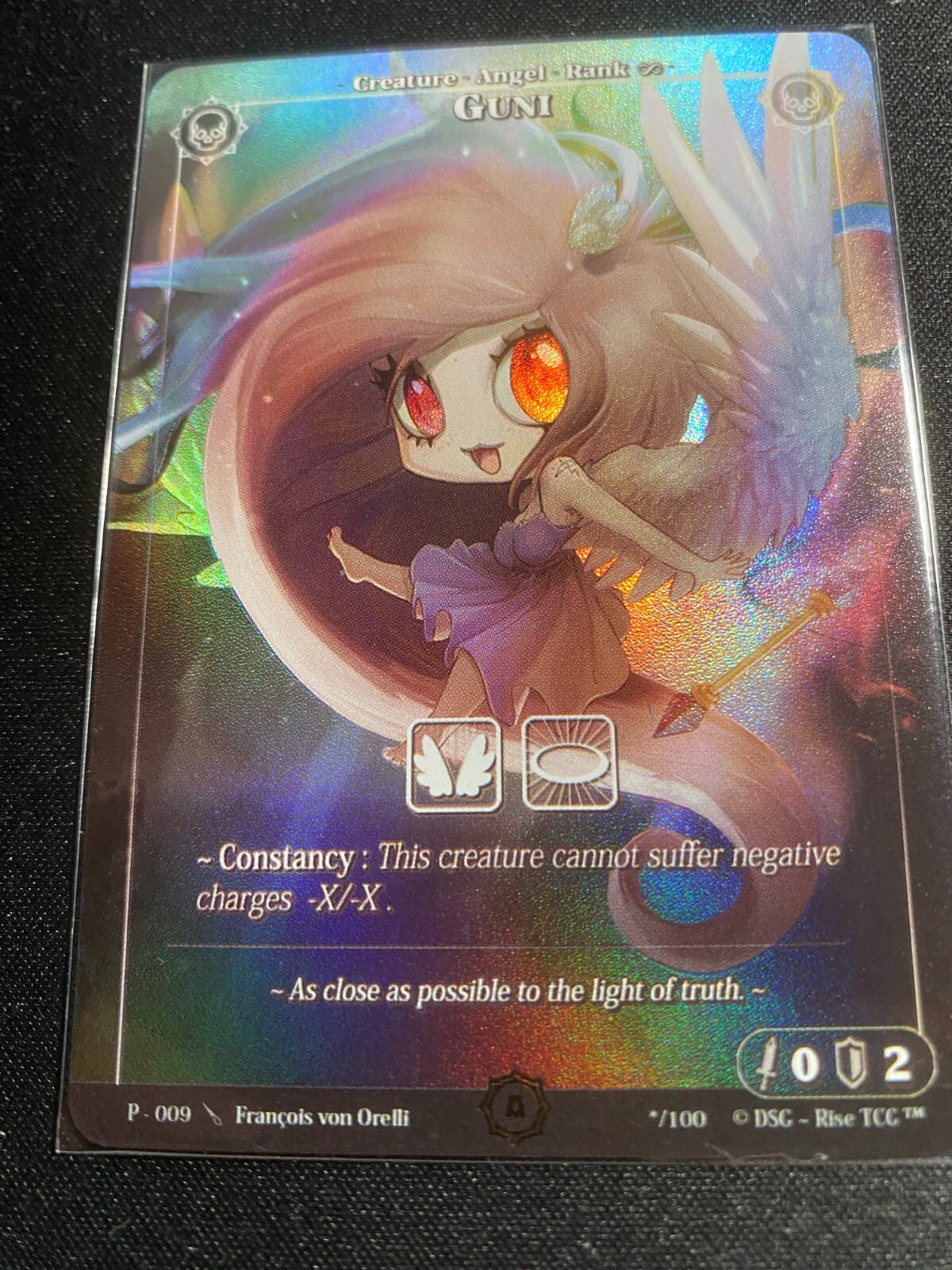 RISE TCG- GUNI SAMPLE SPECIAL HOLO LIMITED POP 100 P-009 | eBay