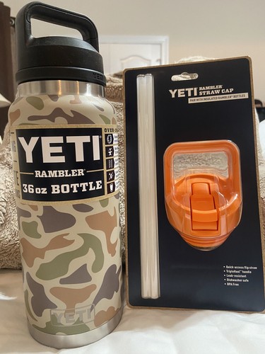 YETI Rambler 36oz Bottle w/ Chug Cap *TAN CAMO* 2024 Limited