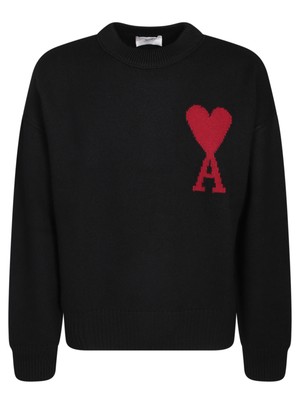 Pre-owned Ami Alexandre Mattiussi Black Wool Pullover S