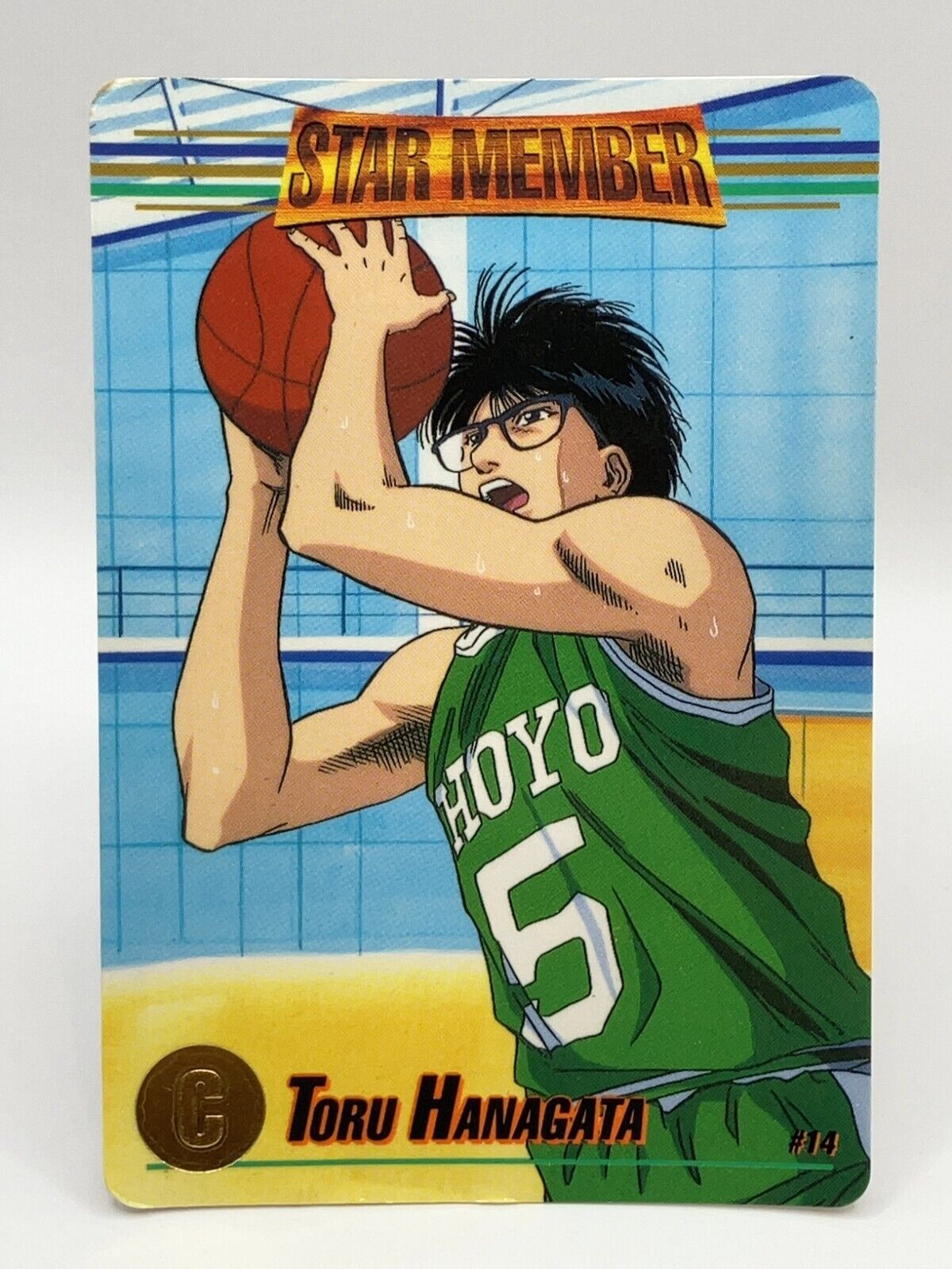 Slam Dunk Toru Hanagata TCG Vintage Card Shonen Jump Amada Slam Dunk Toru Hanagata TCG Vintage Card Shonen Jump Amada