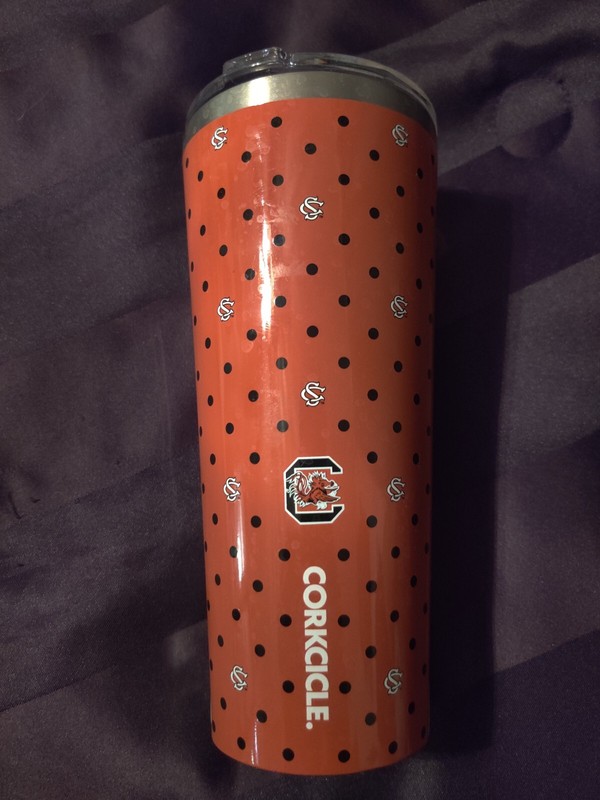 South Carolina Gamecocks 24oz Grid Style Double Walled Tumbler -