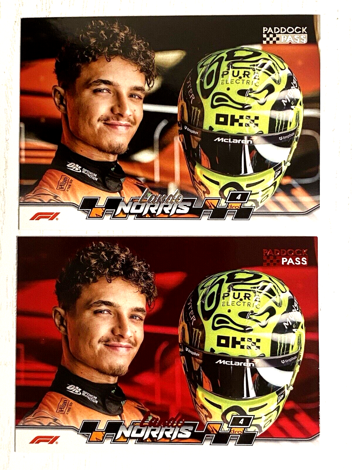 その他 2024 Topps Paddock Pass F1 Lando Norris 2024 Topps Paddock Pass F1 Formula 1 Red & Base - #57 Lando