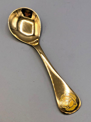 Georg Jensen (Denmark) Annual Floral Series Spoon, Sterling Silver, 1978