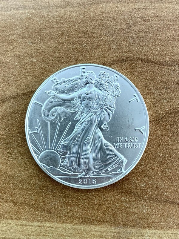 1 Dollar  American  Argent Silver Eagle  1 Oz 2016  Usa   Neuf