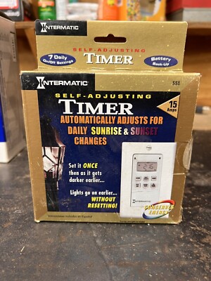 NEW Intermatic SS8C Digital Auto Adjusting Sun Timer Programmable