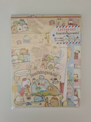 San-X Sumikko Gurashi 4-Design Letter Set (2017)