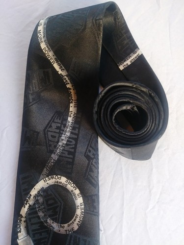 Black Home Improvement Neck Tie The Answer Is More Power Flawless Vintage USA