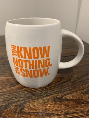 GAME OF THRONES YOU KNOW NOTHING JON SNOW COFFEE MUG TEA CUP