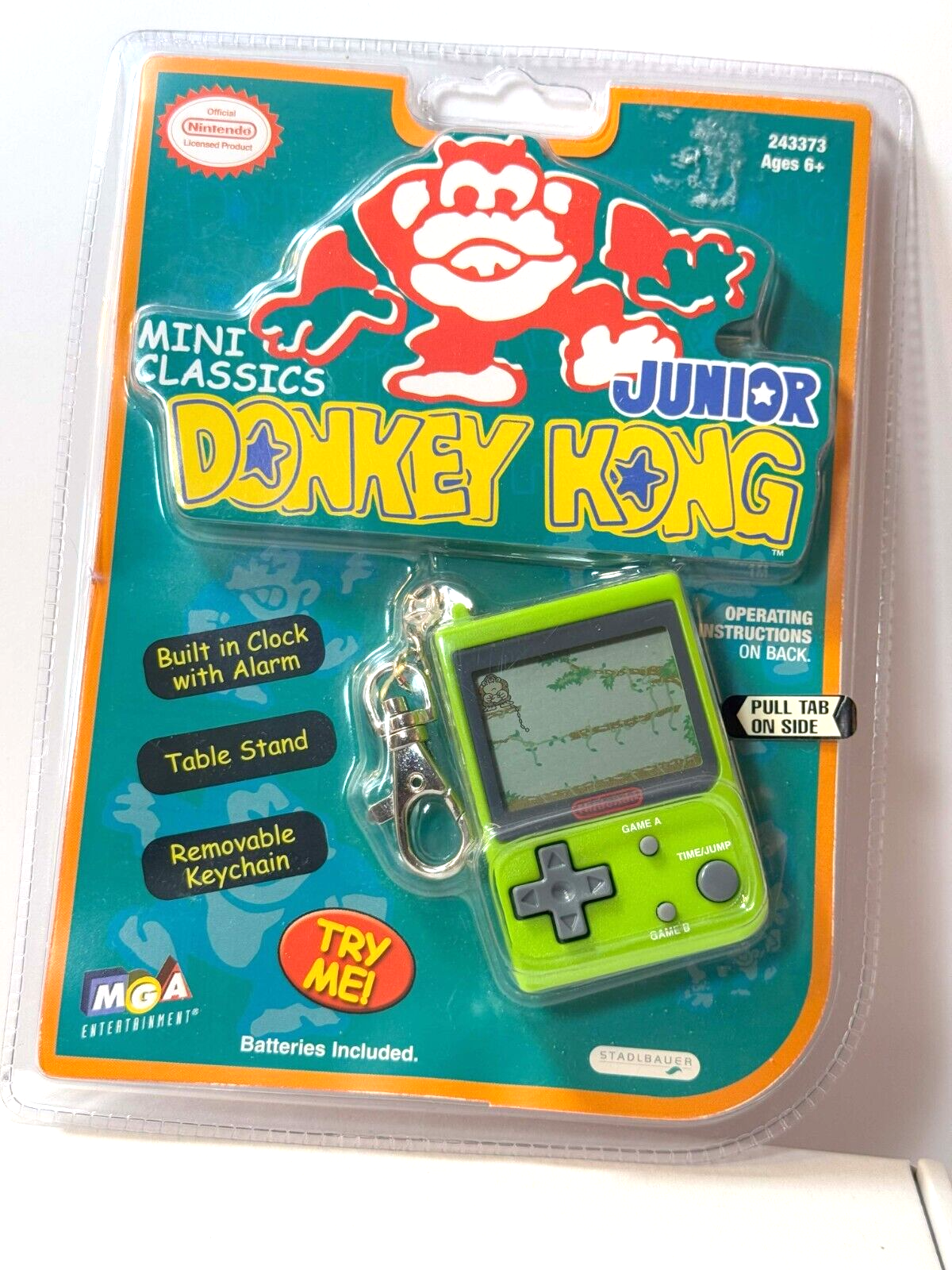 Nintendo Mini Classics / Junior Donkey Kong / Lime Green - Rare
