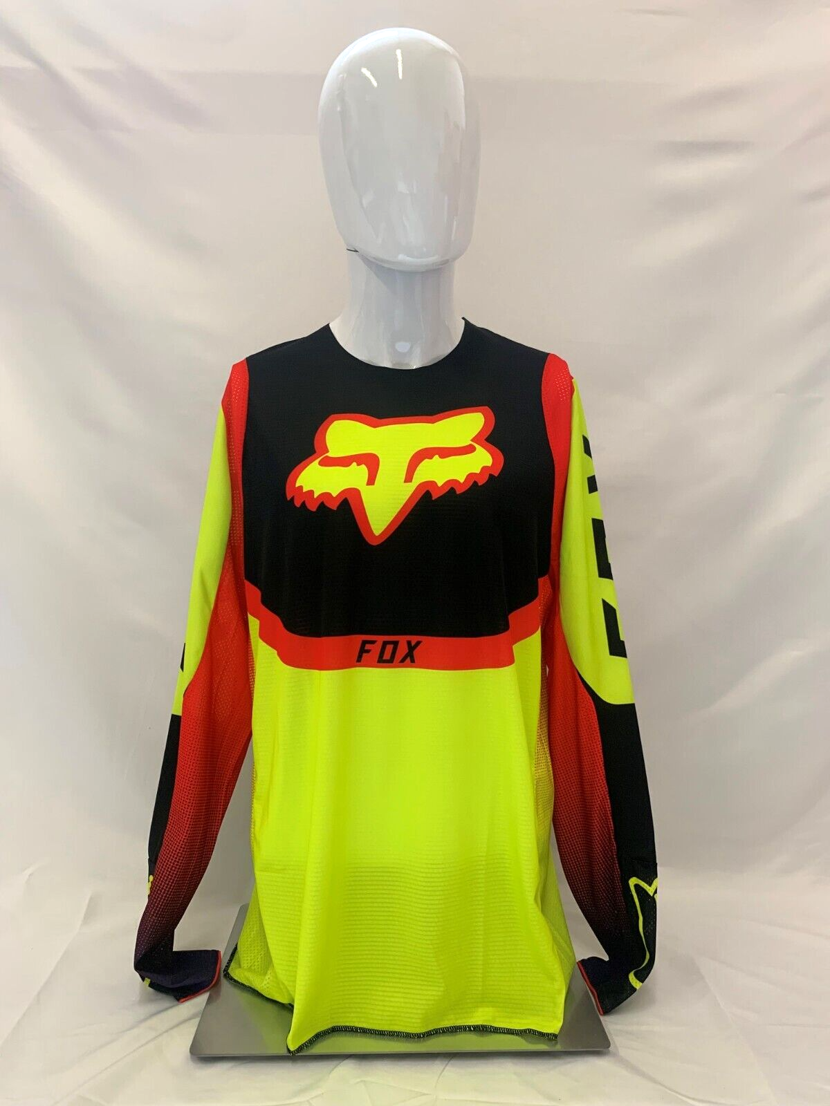 F.ILLUMINATEの88 Racing Jersey Long Sleeve 全2色 FOX Racing 360 Neon Yellow, Red & Black LRG Mesh Long Sleeve