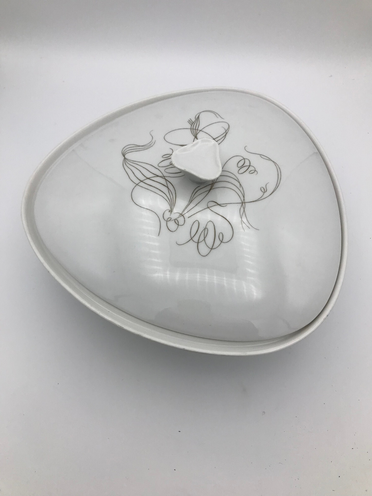 Mid-Century Modern HUTSCHENREUTHER Triangular Serving Bowl