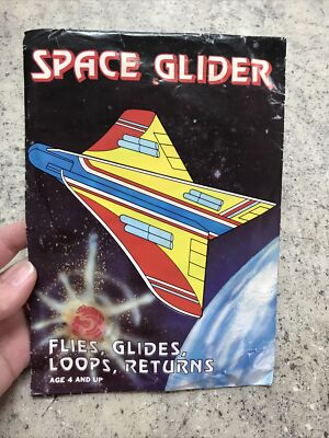 NOS 1984 Space Glider - Flies Loops Glides Returns Vintage Retro - Fast Shipping